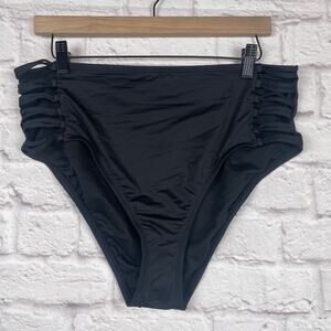 G3018 Shade and Shore High Waist Bikini Swim Bottom Size XL